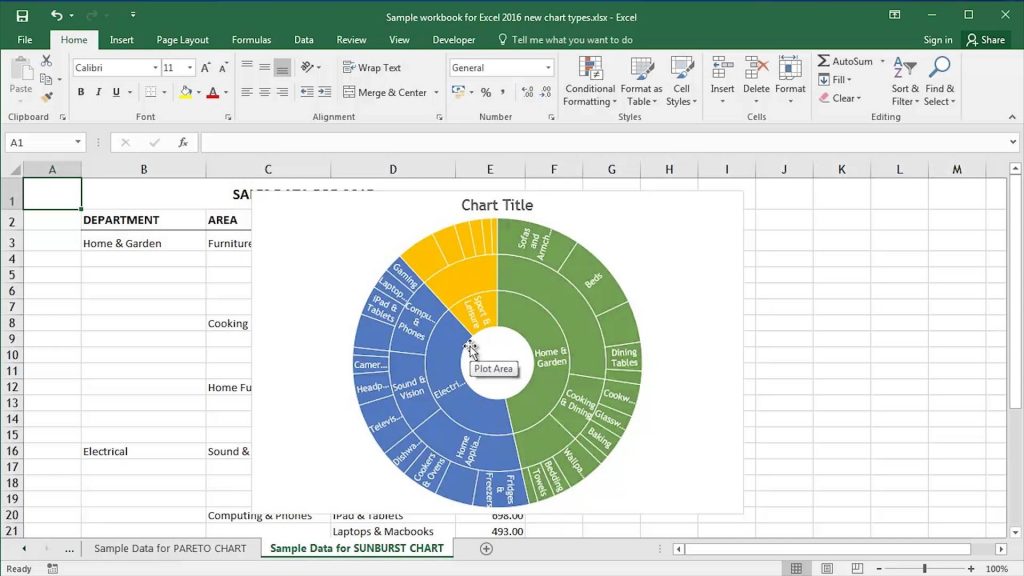 create pie chart in excel from list